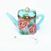 Retired Rochechauart Limoges Trinket Box, Teapot with 'Surprise' Tea Bag